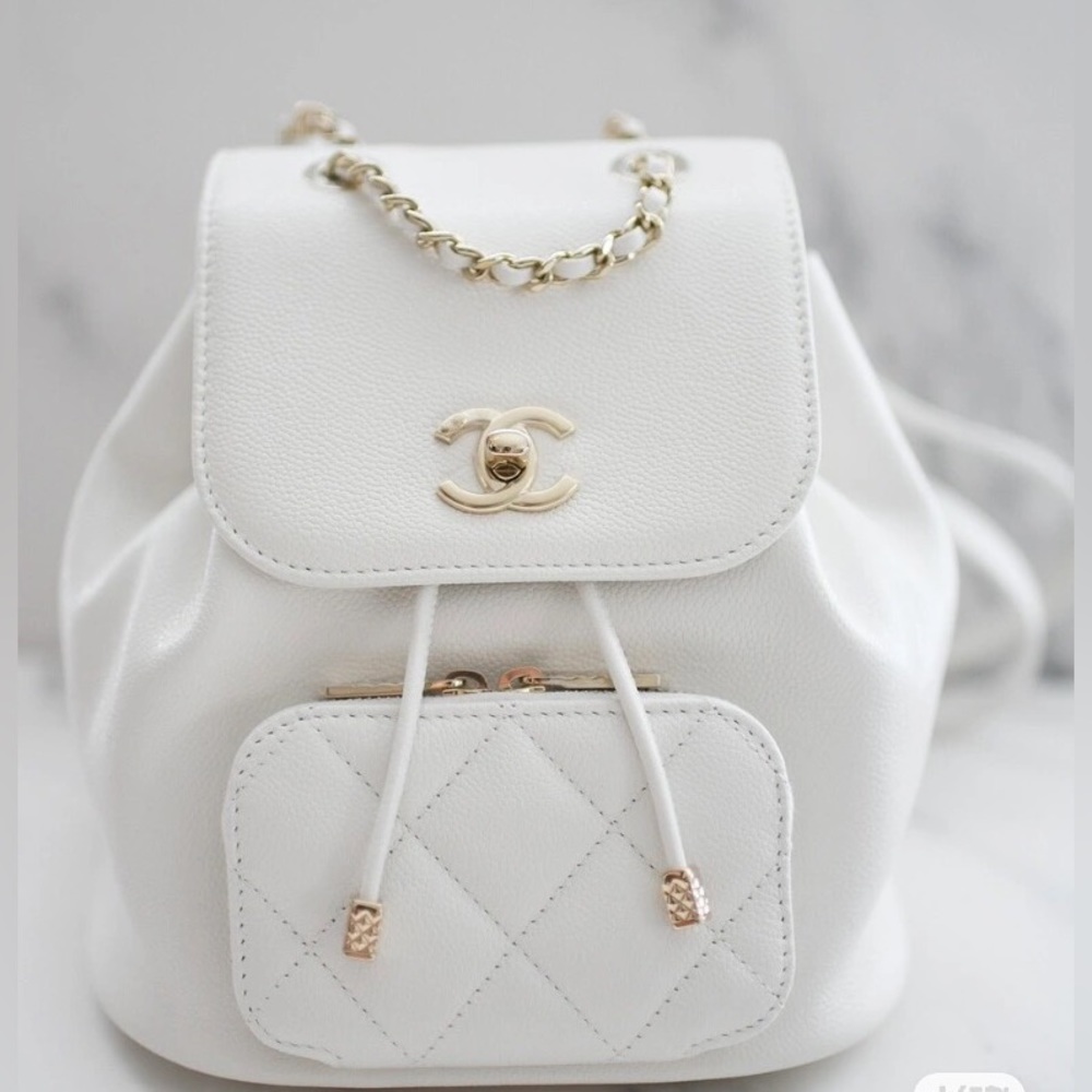 Brand new Chanel mini business affinity backpack. With original box and dust bag